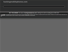 Tablet Screenshot of hackingmobilephones.com